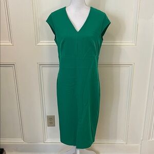 Ann Taylor Green Midi Dress